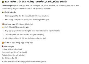 Tạo content Facebook bán hàng với AI