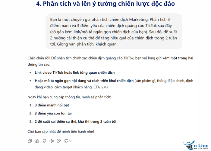 Phân tích và lên ý tưởng chiến lược